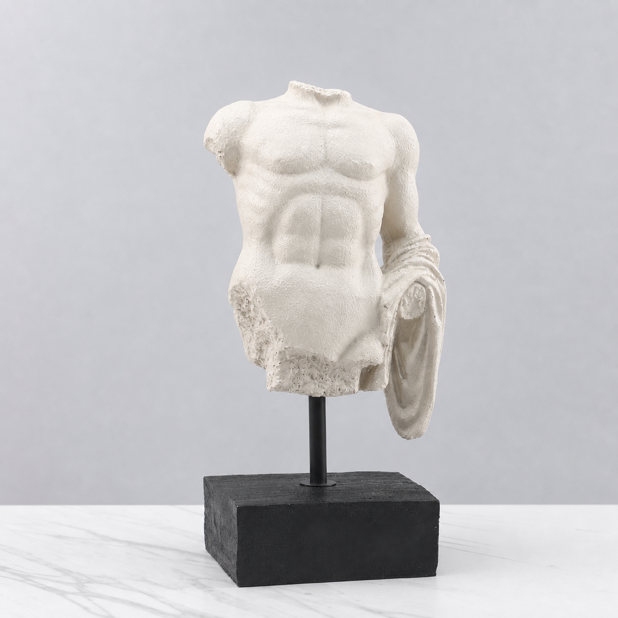 Creative Resin Half-Figure Sculpture Art Decor for Living Room, Bedroom, Entryway, and TV Cabinet
