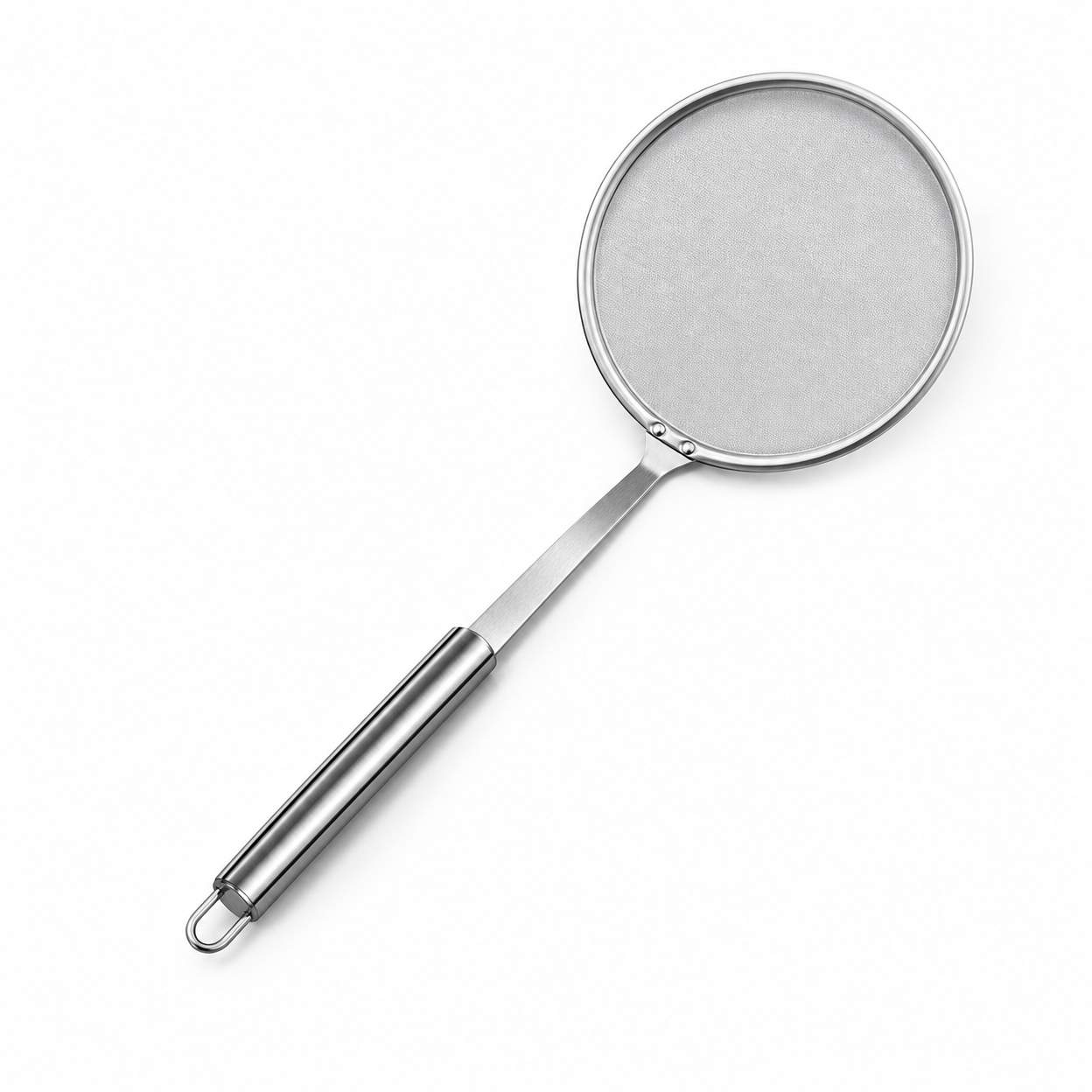 Ultra-Fine Stainless Steel Mesh Strainer Spoon for Skimming and Straining