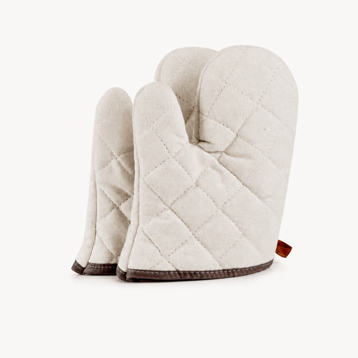 Heat-Resistant Anti-Scald Kitchen Oven Mitts with Non-Slip Grip, Thickened and Durable for Baking and Microwave Use