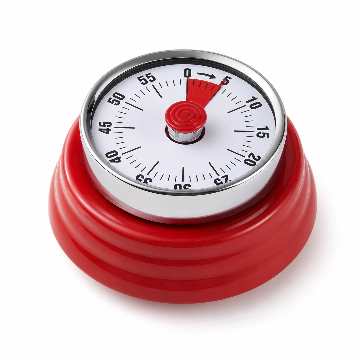 Magnetic Kitchen Timer with Visual Dial for Cooking and Baking
