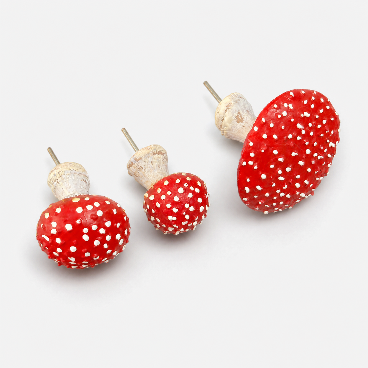 Glow-in-the-Dark Mushroom Miniature Garden Decoration Resin Statue