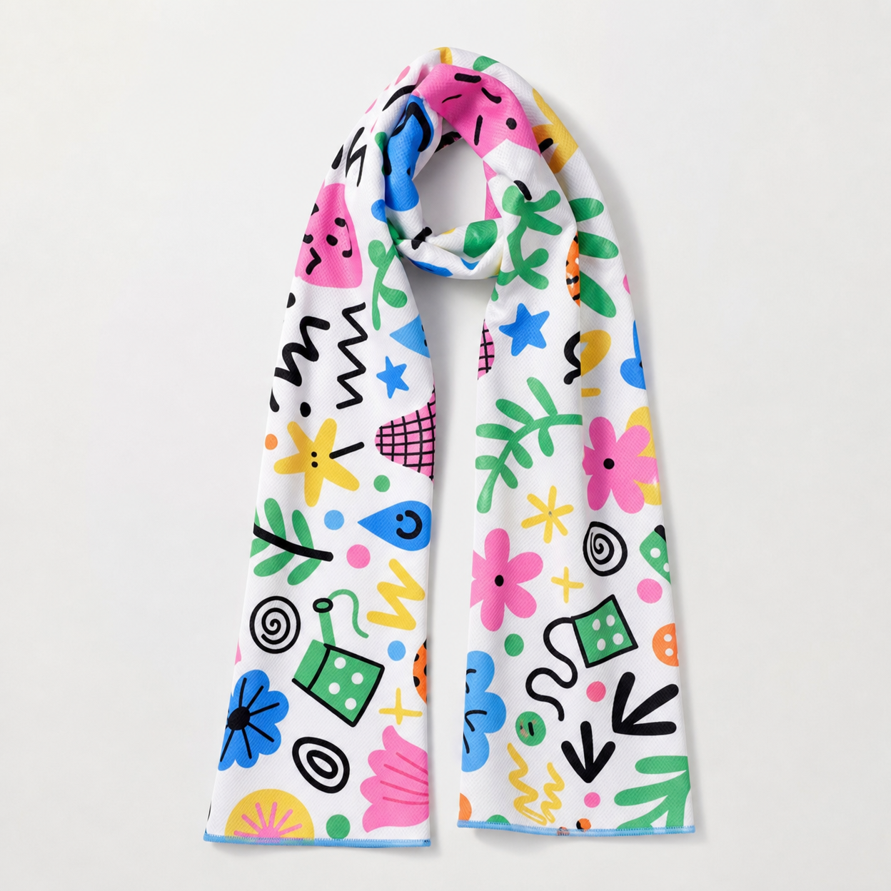 Quick-Dry Cooling Sports Towel with Sweat Absorption