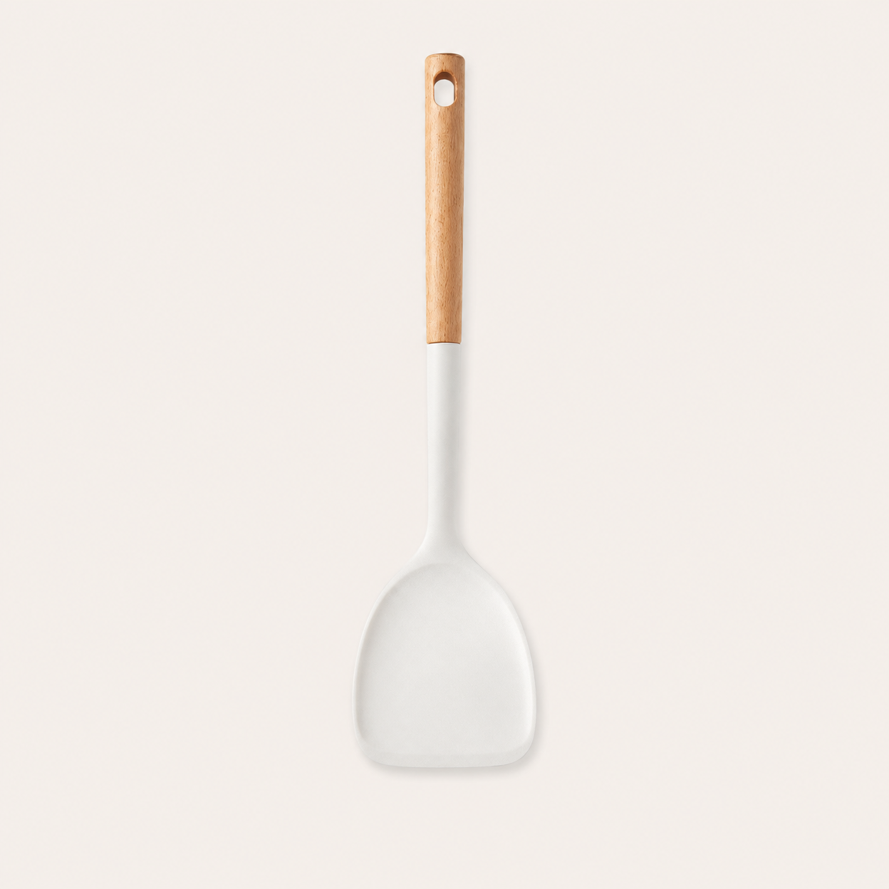 Silicone Kitchen Utensil Set with Spatula, Rice Spoon, Slotted Spoon, and Soup Ladle for Non-Stick Cookware