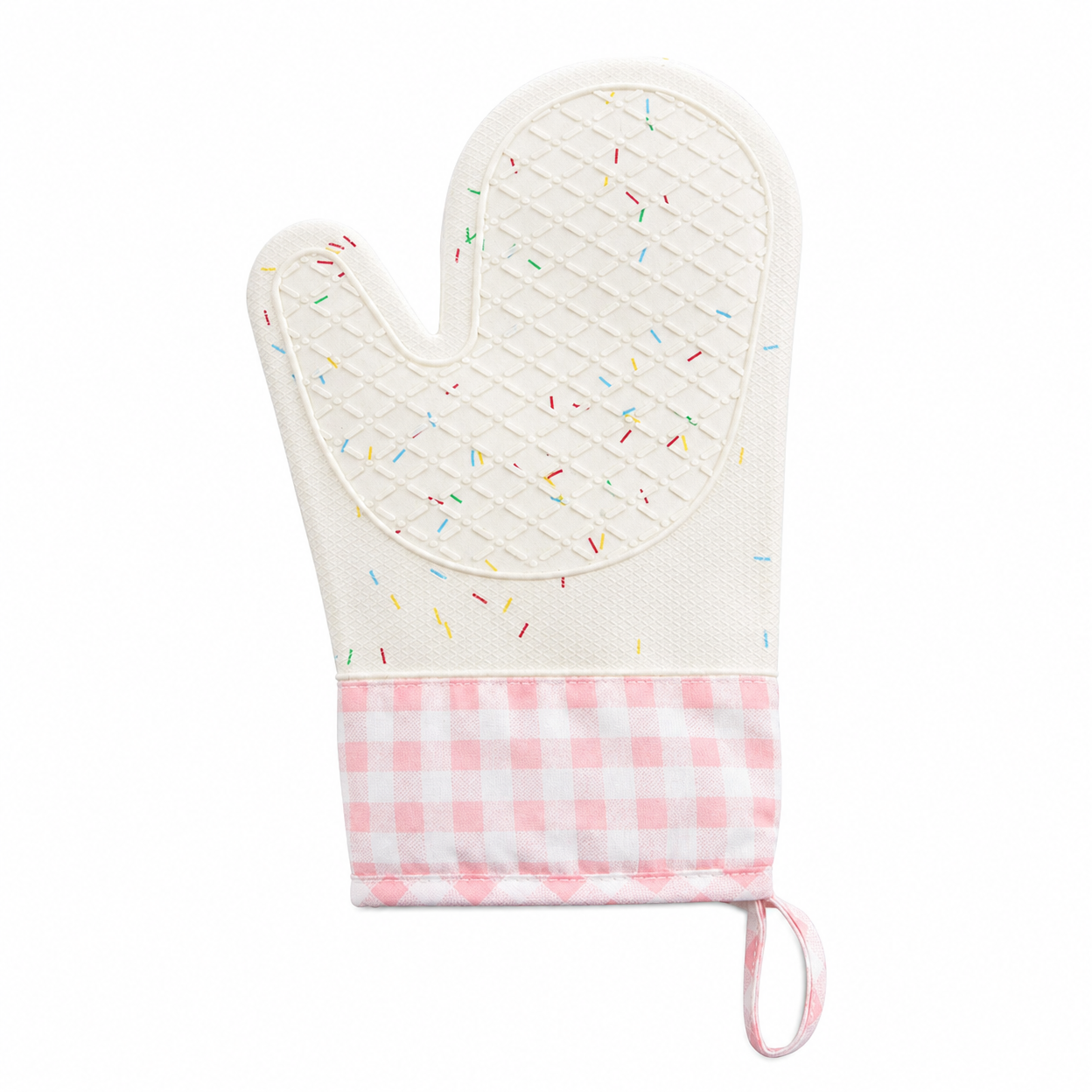 Heat-Resistant Silicone Oven Mitts for Kitchen Baking and Microwave Use
