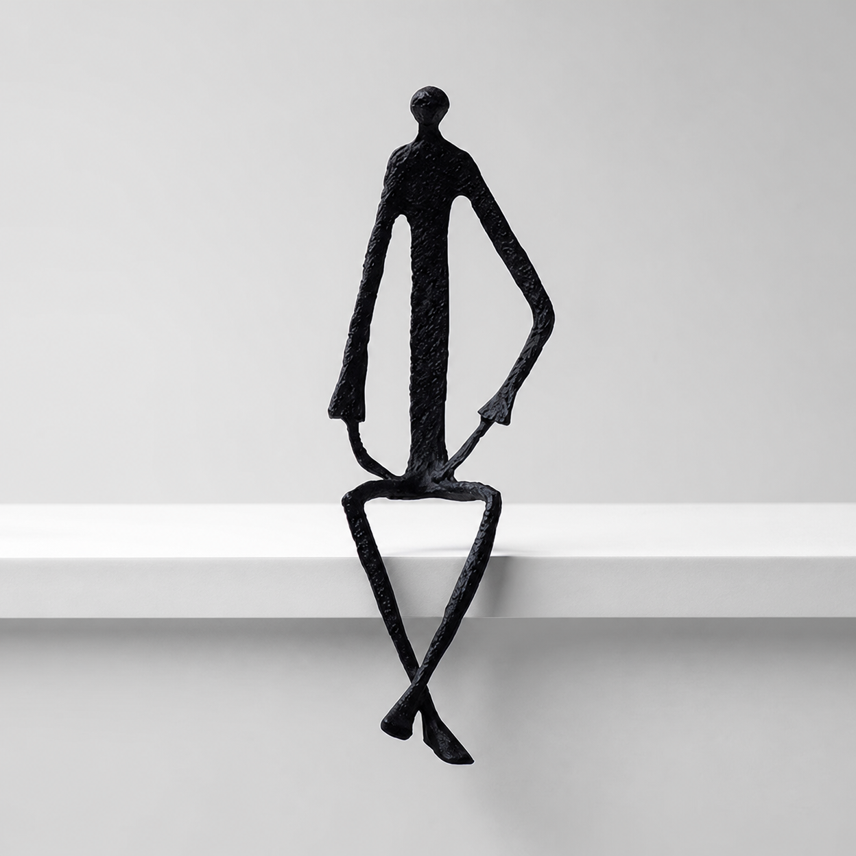 Modern Minimalist Abstract Figure Sculpture for Living Room and Study Decor