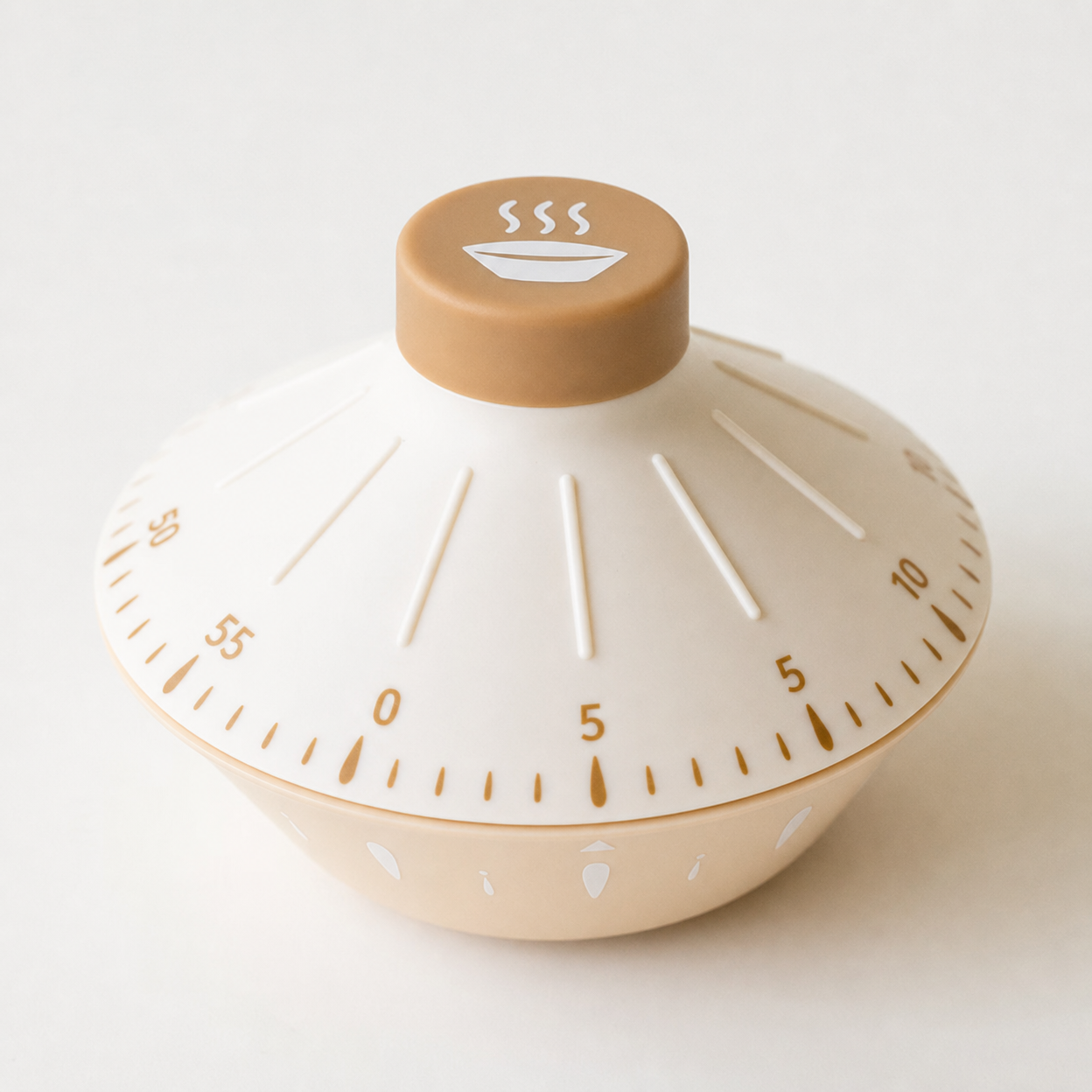 Cute Mechanical Kitchen Timer with Loud Ring and Magnetic Back for Cooking Countdown