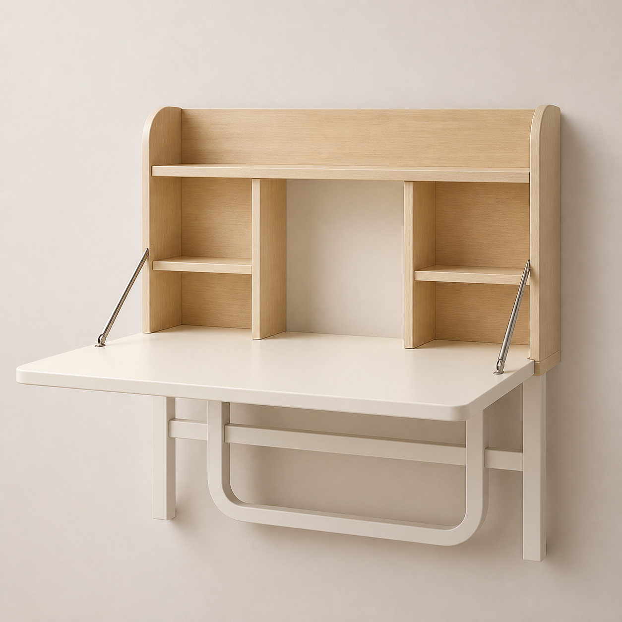 Foldable Bed Desk for Dormitory and Small Spaces