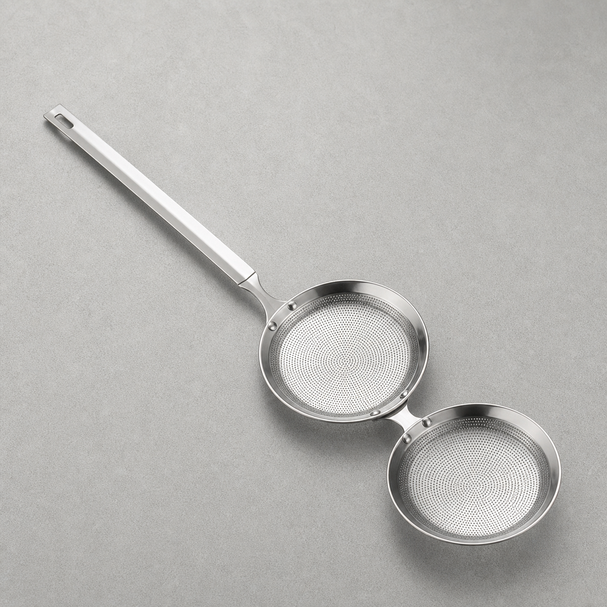 304 Stainless Steel Foam Skimmer Spoon with Mesh Filter for Kitchen