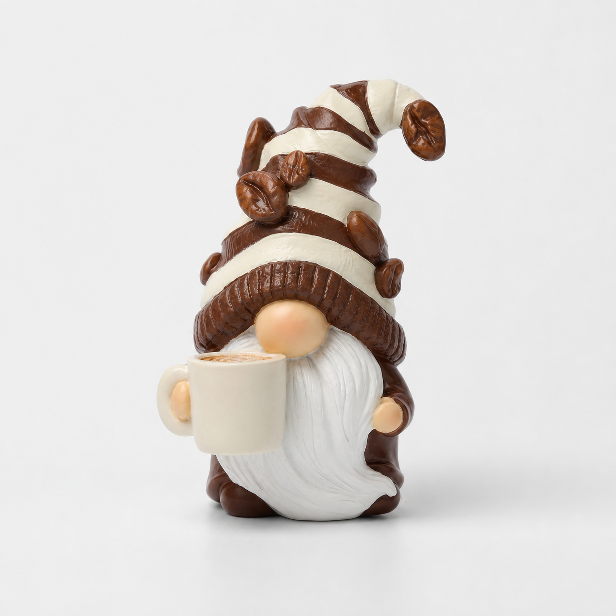 Coffee Gnome Statue Resin Craft Ornament Home Decor Desktop Gift