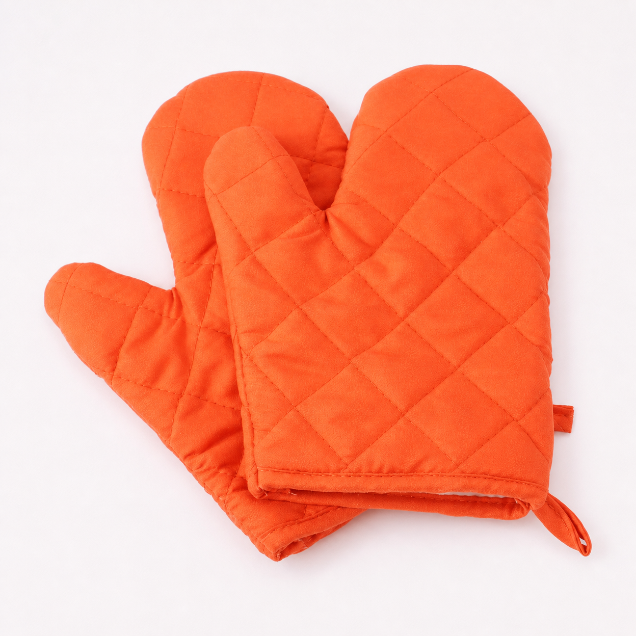Thickened Insulated Oven Mitts for Baking and Cooking, Heat-Resistant Kitchen Gloves, 24cm