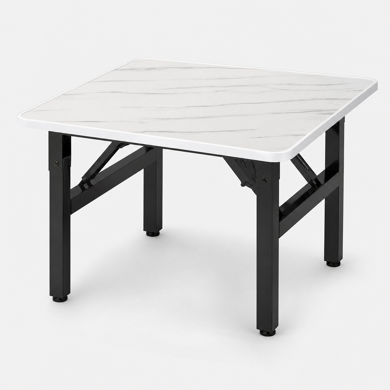 Folding Low Table for Dining, Home, Dorm, Outdoor Barbecue, Square