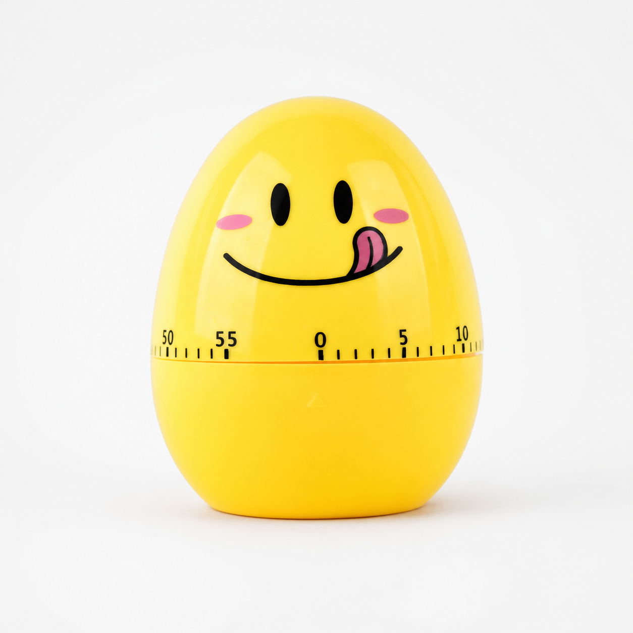 Cute Egg-Shaped Mechanical Kitchen Timer for Cooking, Baking, and Study Reminders