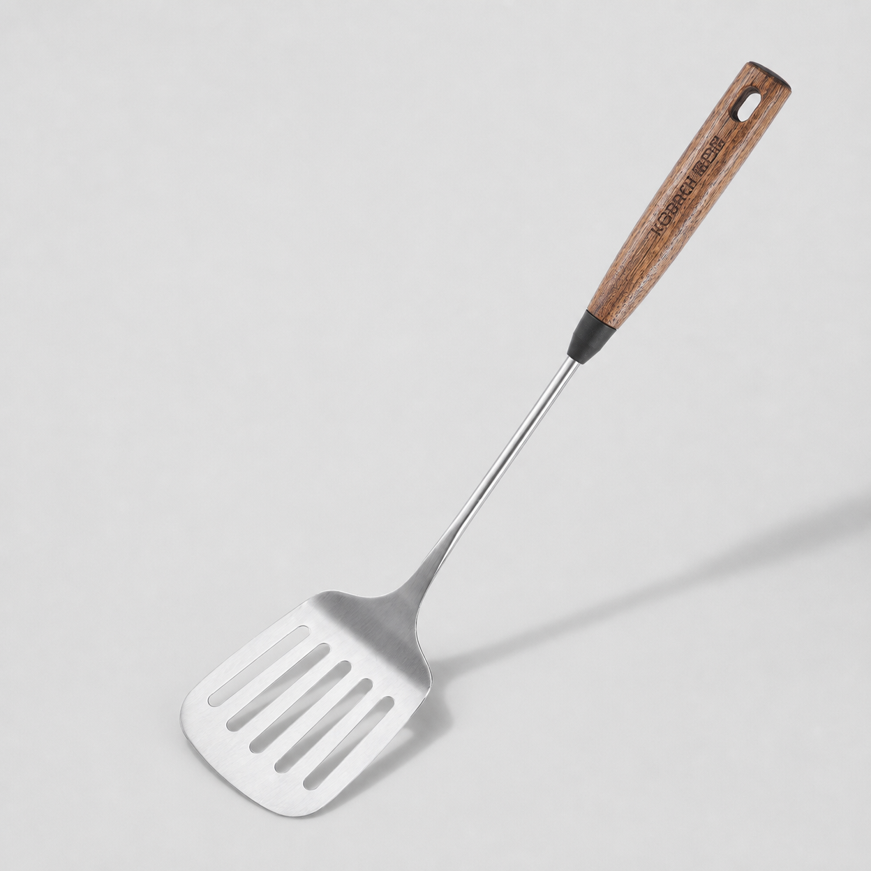 304 Stainless Steel Thickened Cooking Utensil Set with Wooden Handles
