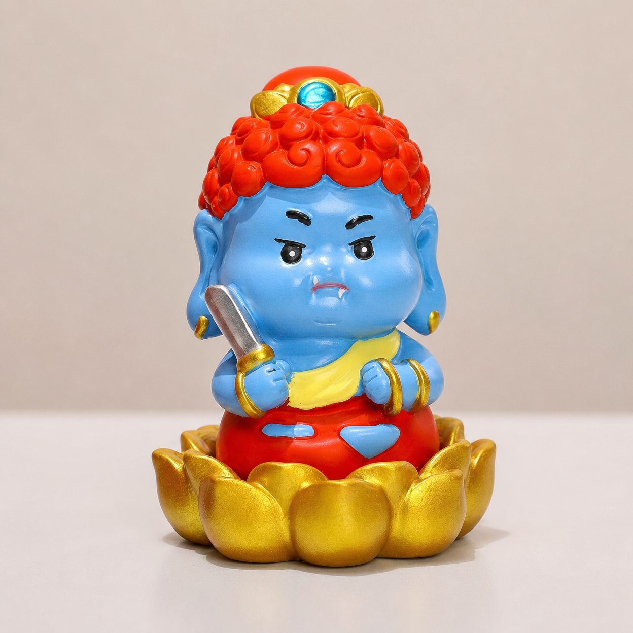 Twelve Zodiac Patron Saint Resin Desktop Ornament for Office and Home
