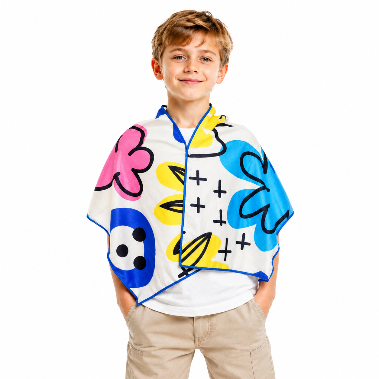 Children's Quick-Drying Cooling Towel for Outdoor Sports and Summer Use with Cartoon Prints