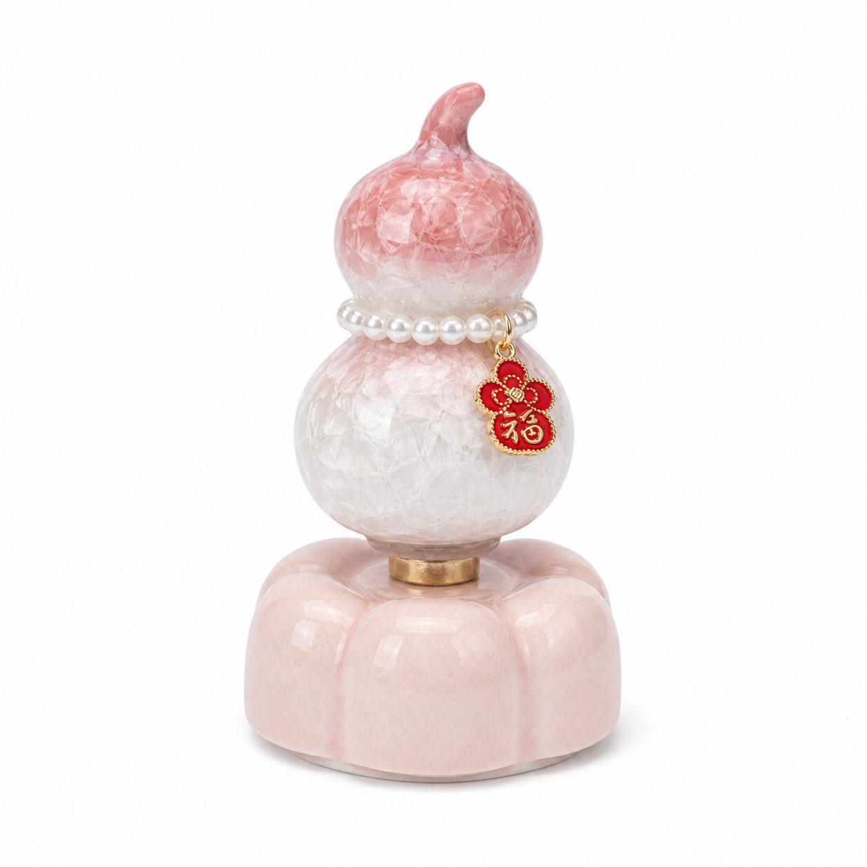 Rotating Ceramic Gourd Decorative Ornament