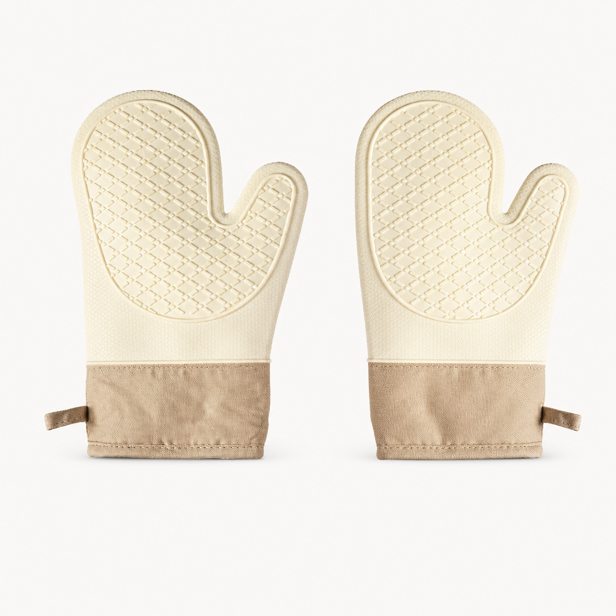 Oven Mitts with Silicone Grip for Baking and Microwave Use
