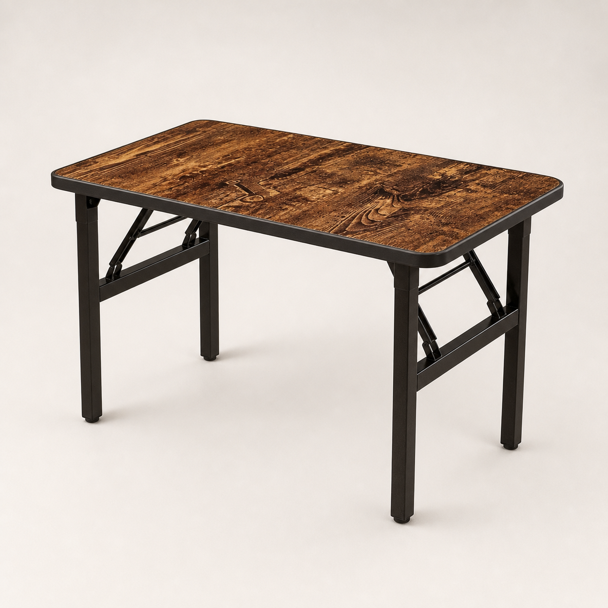 Foldable Rectangular Table for Dining, Study, or Work