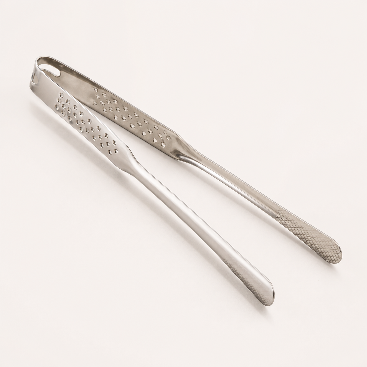 Stainless Steel Korean BBQ Tongs for Grilling and Kitchen Use