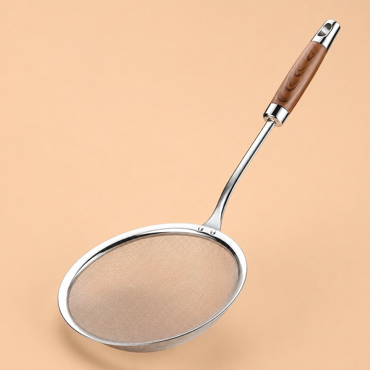 Ultra-Fine Stainless Steel Strainer for Soy Milk, Frying, and Hot Pot