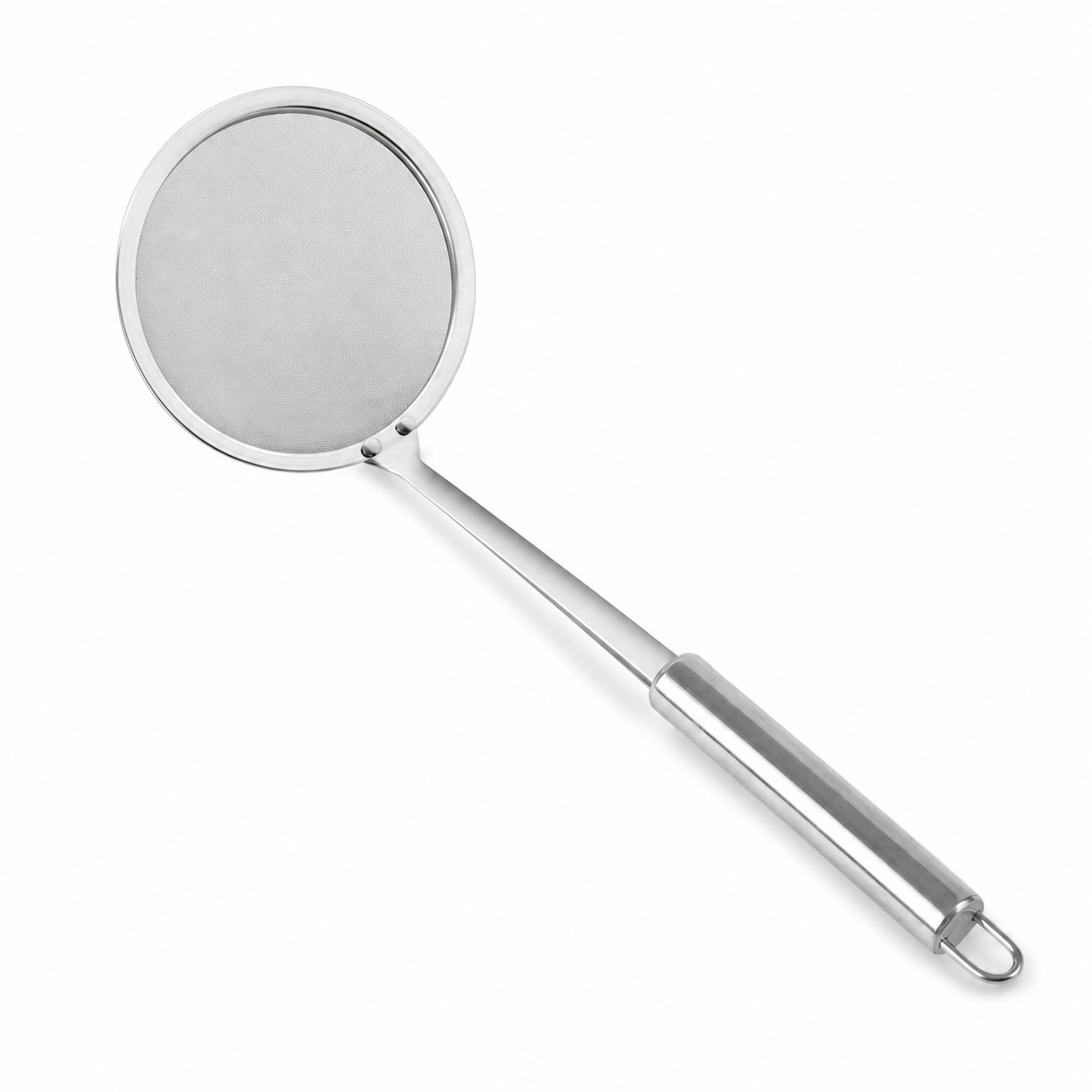 Large Stainless Steel Skimmer with Fine Mesh for Hot Pot and Cooking