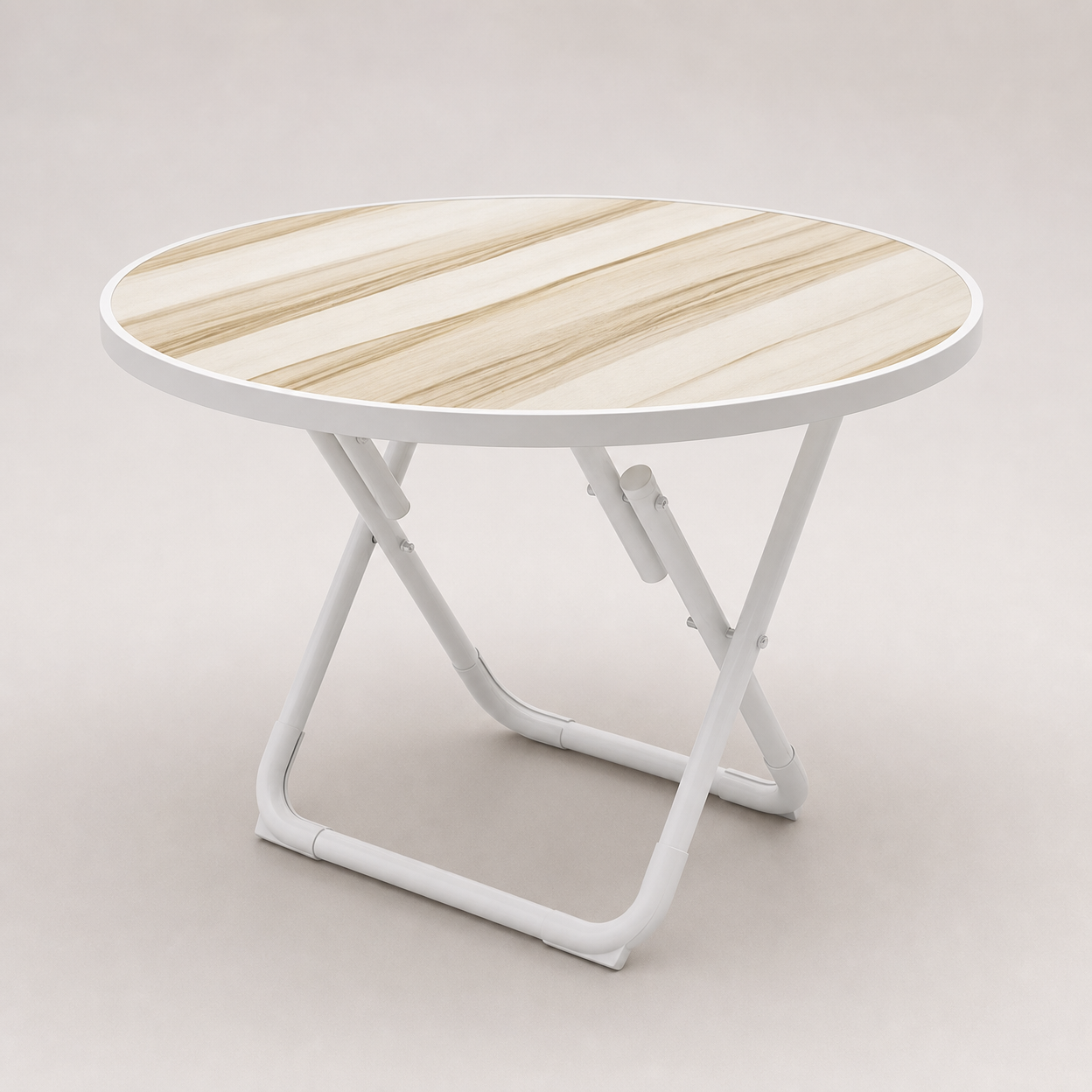Foldable Round Dining Table for Small Spaces