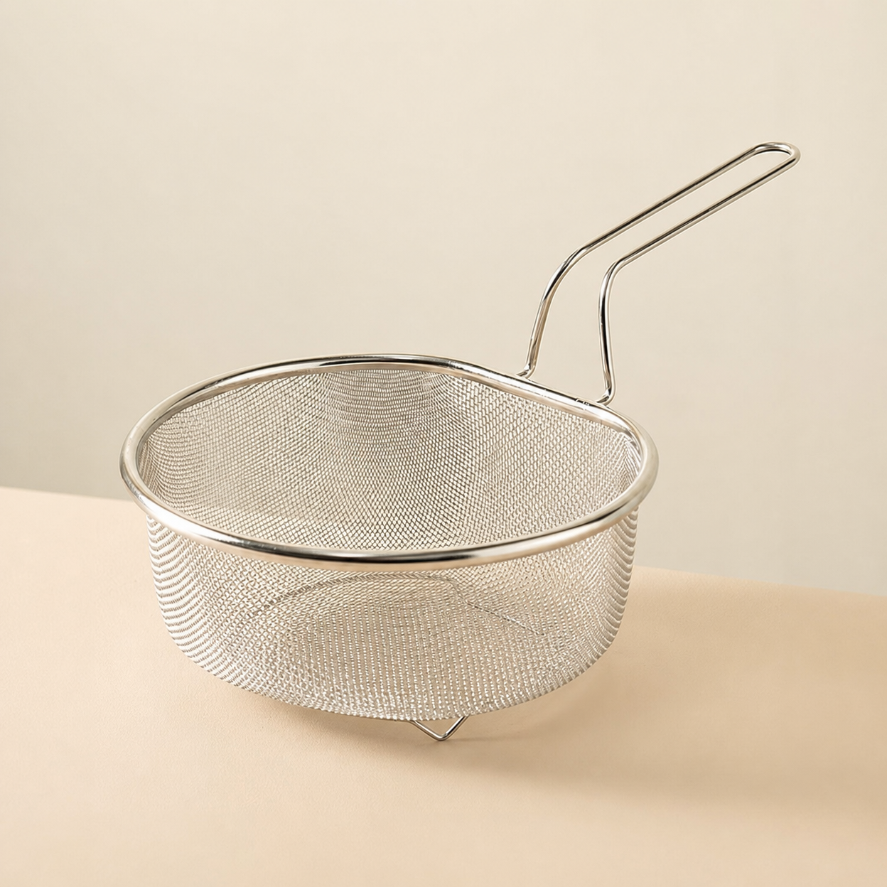 304 Stainless Steel Skimmer with Fine Mesh for Cooking, Frying, and Hot Pot