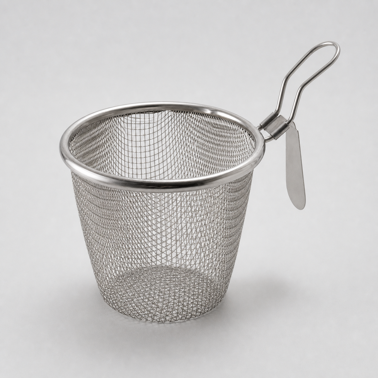 Stainless Steel Fine Mesh Strainer Spoon for Hot Pot, Noodles, and Frying