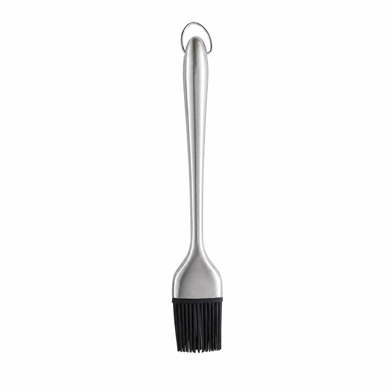 Stainless Steel Handle Silicone Brush for Grilling, Baking, and Basting